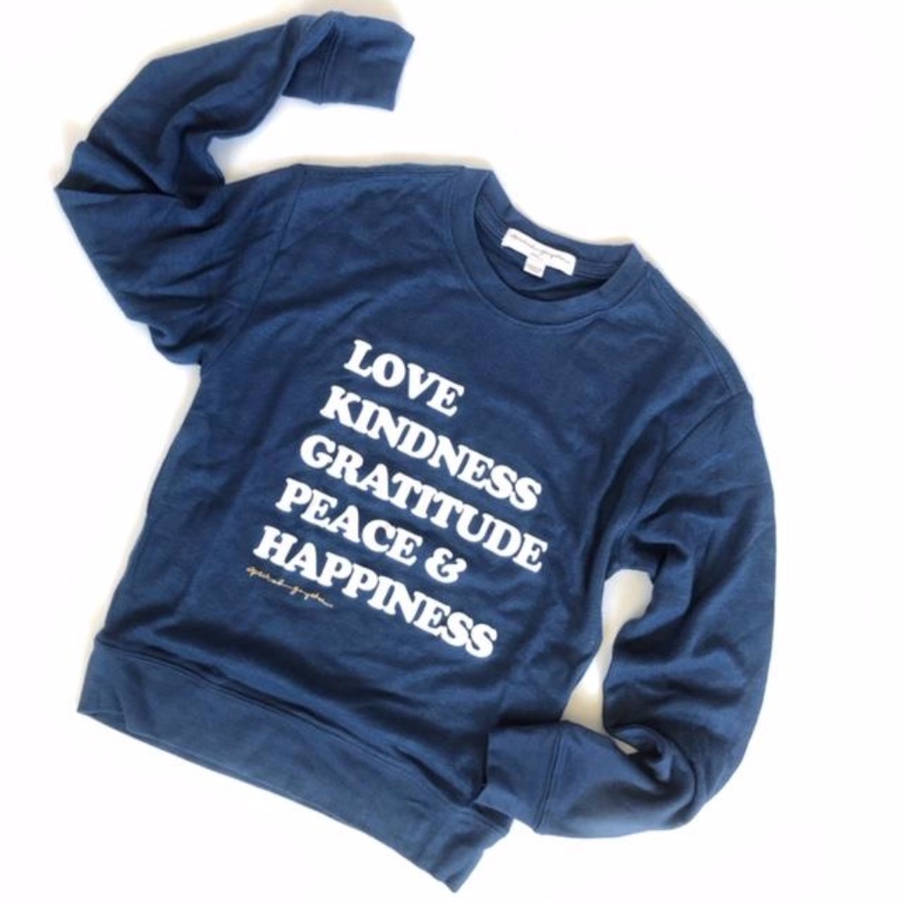 Spiritual Gangster Happiness Crew Neck Pullover